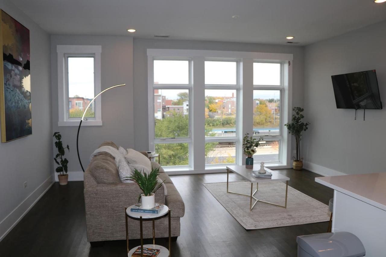 דירות Chicago Exquisite Haven 2Bed 2Bath Near Downtown And United Center מראה חיצוני תמונה